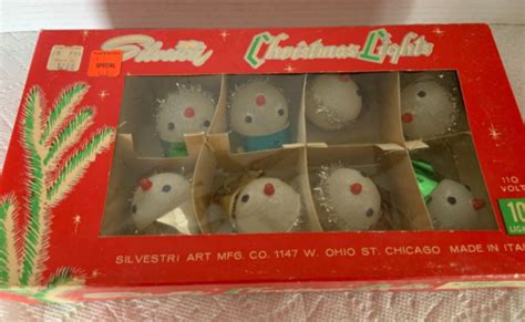 silvestri metal box|Authentic Silvestri Metal Snowman Wreath Still in Original Box.